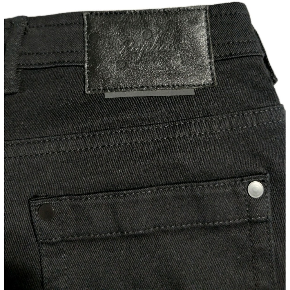 Rapha Womens Cycling‎ Jeans W30 L29 Black Stretch Commuter Reflective Cuff - Picture 10 of 10